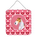 Micasa Fox Terrier Aluminium Metal Wall Or Door Hanging Prints MI233919